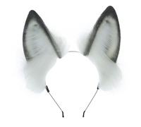 Diadema de felpa de anime, disfraz de baile de máscaras, tocado para mujeres, adolescentes, cosplay, accesorios para cosplay