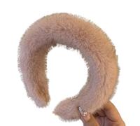 Diadema de felpa para mujer, delicada piel sintética, diseño de diademas antideslizantes, diademas para niñas dulces, suministros de yoga, lavado de cara, diademas para mujer, diadema para lavar la