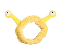 Diadema de felpa para mujer y niña, diseño de caricatura con ojos de caracol
