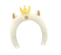 Diadema de felpa peluda para mujer, para lavar la cara, accesorio para el pelo
