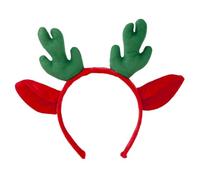 Diadema de fiesta para mujer, decoración de cuernos de Navidad, aro para el pelo, diseño de reno, elástico, cómodo, Navidad I
