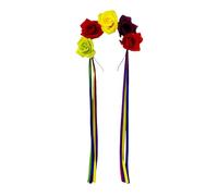 Diadema de flores coloridas para fotografía, diadema realista de flores para niña, modelo de moda, boda, fiesta, joyería