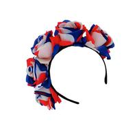 Diadema de flores coloridas para los días de la independencia, accesorio para la cabeza de las elecciones de Estados Unidos, accesorios para fotos, tocado patriótico