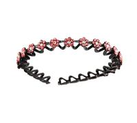 Diadema de flores de diamantes de imitación, diadema de diamantes de imitación para mujer - Pinzas de pelo de flor de ciruelo para mujer,Diadema antideslizante para lavado facial, peinado moderno