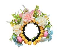 Diadema de flores de estilo chino, elegantes diademas florales artísticas de seda, guirnaldas para el pelo para mujer
