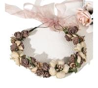 Diadema de flores de hada romántica y dulce, tocado hecho a mano, diadema con corona de Mori for mujer, accesorios for el cabello, joyería for fiesta
