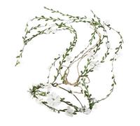 Diadema de flores hecha a mano con diseño de corona de vid, accesorio para el pelo de boda para mujeres, peinados de boda
