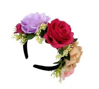 Diadema de flores naturales para playa, boda, fotografía, día de San Valentín y fiesta, reunión, disfraz, diadema