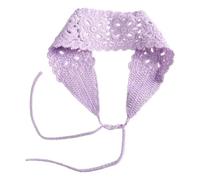 Diadema de ganchillo para mujer, diadema de punto bohemia, diadema de ganchillo, diadema vintage para la cabeza, bandana con lazo, flores huecas, accesorios para el pelo para mujeres, fiestas, bodas,