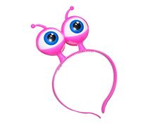 Diadema de globo ocular alienígena con luz LED, accesorios para fiestas brillantes para niños, globo ocular intermitente, cabeza de aro LED, suministros de fiesta, accesorios de maquillaje para niños