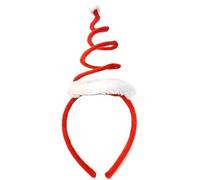 Diadema de Gorro Papá Noel Espiral roja