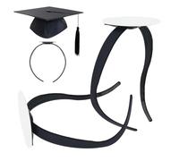 Diadema de graduación para mujer, inserto antideslizante unisex, inserto de sombrero de graduación, para mentor, estudiante, ceremonia escolar, ajuste