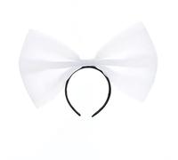 Diadema de gran tamaño con lazo en forma de nudo, diadema de gasa transpirable, adorno de moda para el pelo