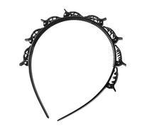 Diadema de horquilla, herramienta de trenza dentada, diadema trenzada para peinado, doble capa, flequillo, horquilla de pelo profesional, accesorios para el cabello para mujeres y niñas