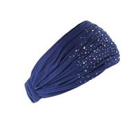 Diadema De Invierno Para Mujer Diademas con pedrería, anchas, elásticas, for mujer, turbantes, accesorios for el cabello(Dark Blue)