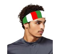 Diadema de Italia para hombres y mujeres, bandera italiana, antideslizante, elástica, suave, deportiva, viajes, correr, entrenamiento