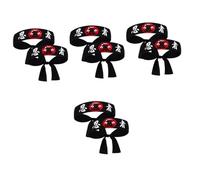 Diadema De Karate Para Chef Absorbente De Sudor Y Decorativa Para Entrenamientos Y Cocina 2 Piezas X 4