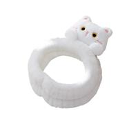 Diadema de lavado facial, diadema de maquillaje, diadema de maquillaje para lavar la cara, diadema de gato, bonita diadema de spa, diadema cosmética de felpa suave para el cuidado de la piel, bandas