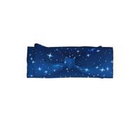 Diadema de lazo con patrón de estrella azul, accesorio para el pelo de bebé, adecuado para bebés de 0 a 6 meses o uso diario