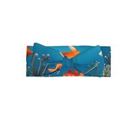 Diadema de lazo para bebé bajo el agua con diseño de pez coral, accesorio suave para el pelo para bebés recién nacidos, niños pequeños y niños.