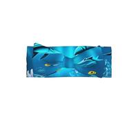 Diadema de lazo para bebé con diseño de rayas de coral submarino. Accesorio suave para el pelo para bebés recién nacidos, niños pequeños y niños.