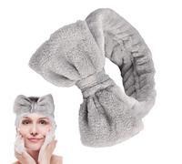 Diadema de maquillaje | Banda para lavar el cabello con lazo para mujer, banda cosmética para el cabello, para ducha, belleza, spa, aseo, entrenamiento, ejercicio, fitness, maquillaje, yoga