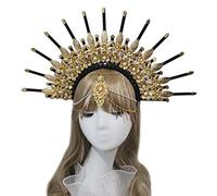 Diadema de material de bricolaje para decoración barroca de cosplay, diadema para mujer