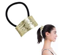 Diadema de metal para el pelo, diseño geométrico, cola, cola, coleta, diadema de cola de caballo, puños dorados de, lazos de metal para, bodas, viajes, ocasiones especiales
