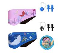 Diadema de natación infantil, protección auditiva, diadema infantil de neopreno, diadema deportiva elástica, equipo deportivo acuático, natación y cabeza para 3-8 deportes acuáticos, talla S