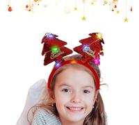 Diadema de Navidad brillante, diademas de Navidad brillantes | Aro de pelo foto de Navidad de dibujos animados - Lindo disfraz de Navidad, sombreros de fantasía de fotografía para decoratio