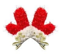 Diadema de Navidad - Cosplay festivo - Pasadores para el pelo de madera de reno | Para Tradiciones Familiares Celebraciones Vacaciones Festivales Divertido Y