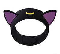 Diadema de neopreno con orejas de gato para mujeres y hombres, para buceo, surf, natación, cinta de cierre seguro, color negro ([XTJ161] morado)