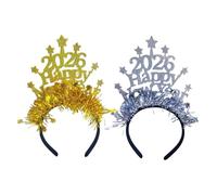 Diadema de Nochevieja - Star Festive | Disfraz de Año Nuevo 2026 - para eventos festivos, animación, celebración, , festival, tradición familiar