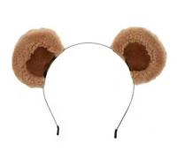 Diadema De Oreja De Oso De 1 Pieza Y Collar Lindo De 1 Pieza, Diadema Linda Para Lavarse La Cara, Diadema Divertida, Vestido De Niña, Fiesta De Graduación.