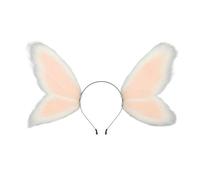 Diadema de orejas de animales de mariposa de elfos, diseño de felpa suave para fiestas de máscaras, juego de rol, disfraz de Halloween, decoración de eventos, hadas, mariposa, orejas de animales