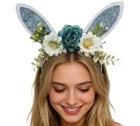Diadema de Orejas de Conejo para Pascua | Ajustable Suave y Brillante para Disfraz de Dibujos Animados | Diadema Infantil de Conejito como Detalle para Fiesta,para Cosplay Fotomatón Cumpleaños Maquill
