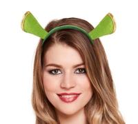 Diadema de orejas de ogro verde, accesorio de disfraz de personaje de pantano para cosplay, disfraz de orejas alienígenas, disfraz para Halloween, disfraces y trajes de fiesta, unisex, talla única