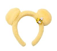 Diadema de orejas de oso, bonitos accesorios de pelo de felpa, diadema transpirable con orejas de oso para camping, cena, festival, viajes, salidas, citas, reuniones de novias