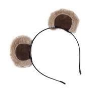 Diadema De Orejas De Oso - Cinta Para El Cabello De Felpa Para Mujeres Niñas | Accesorio Lindo Para Disfraces, Cumpleaños, Fiestas Vacaciones | Cinta Cómoda Flexible De Tela