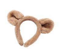 Diadema de orejas de oso, diadema para orejas de oso adulto | Diadema de belleza Fuzzy Cute Bear Ears | Diadema de lavado facial, diadema antideslizante para el cuidado de la piel para lavar el