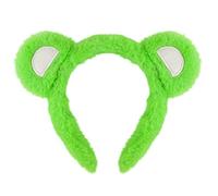 Diadema de orejas de oso peludo con diseño ajustable para niños y mujeres, accesorio de pelo de felpa suave, uso diario o fiestas, diademas de alambre elástico para niños