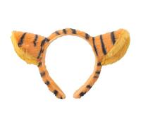 Diadema de orejas de tigre para cabeza, aro de pelo con cola, diadema de pata de tigre, diadema de fiesta temática para fiesta creativa, aro de pelo de pata, diadema de felpa para muñeca
