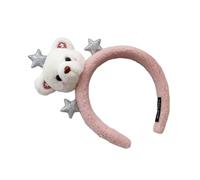 Diadema de oso de peluche de varios colores con dibujos animados, diadema para fotografía, fiesta de Halloween, diadema para niñas, mujeres, cosplay, diadema para mujer, diadema de animales para
