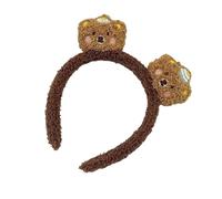 Diadema de oso, Diadema con orejas de oso | Linda diadema de maquillaje de felpa,Diadema divertida para el cuidado de la piel con maquillaje, accesorios decorativos suaves para el cabello para mujeres