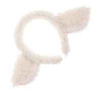 Diadema de Oveja para de Peluche Orejas de Dibujos Animados, Accesorio Esponjoso para Cosplay y Fiestas, Aro de Pelo Cómodo y Ajustable, Diadema Linda para Niñas
