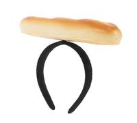 Diadema de Pan Realista - Divertida diadema de sándwich 3D, 18cm ligera con acolchado de esponja, material de PVC duradero para carnaval y escolares, accesorio de cosplay único y gracioso