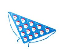 Diadema de Papá Noel, pañuelo de punto de copo de nieve, para exteriores, diseño creativo de Navidad