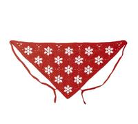 Diadema de Papá Noel, pañuelo de punto de copo de nieve, para exteriores, diseño creativo de Navidad