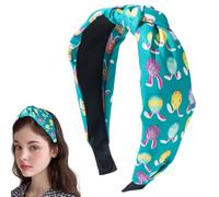 Diadema de Pascua con texto en inglés "Happy Easter", para mujer, diseño anudado, accesorios para peinar el cabello para bodas, vacaciones, citas, viajes, bailes, fiestas