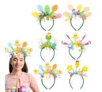 Diadema de Pascua, diadema de Pascua, 6 piezas, bandas de pelo, aro de pelo para cabeza de Pascua, diadema para día de Pascua, hebilla de cabeza de Pascua, accesorios de pelo lindos para fiesta
